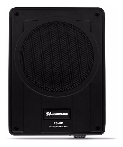 Subwoofer Caixa Amplificada Ps8d Hurricane 200w Rms Slim