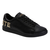 Tenis Lacoste Carnaby Evo 120 Negro Dama