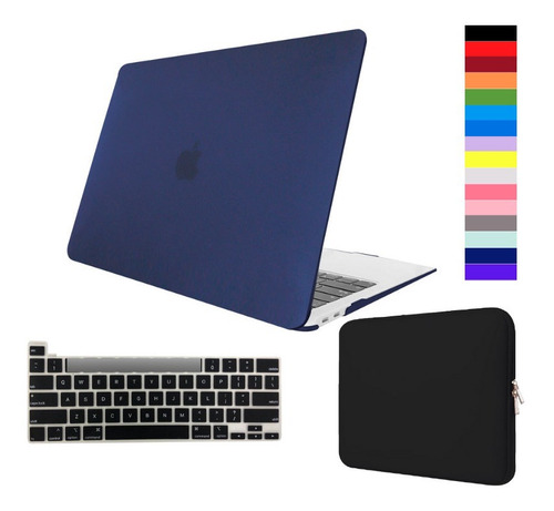 Kit Case Macbook Pro A2338 M2 + Neoprene + Protetor Teclado