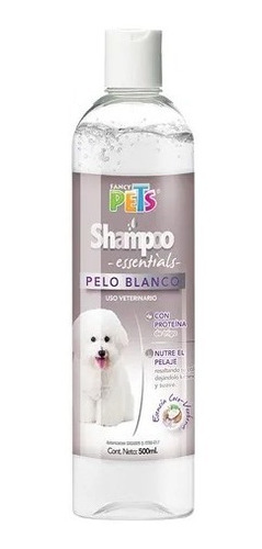 Shampoo Para Perro Essentials Pelo Blanco 250 Ml Mascotas