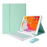 Funda Con Teclado Con Mouse Para iPad Air 4 10.9 2020 Ñ