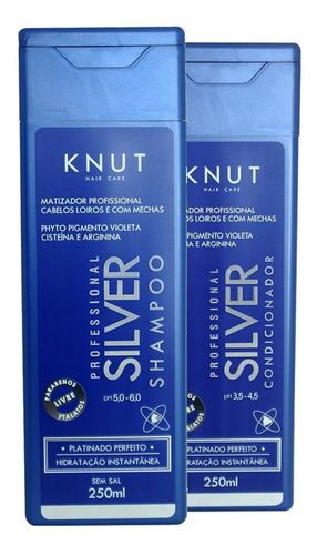 Kit Knut Linha Silver Shampoo + Condicionador