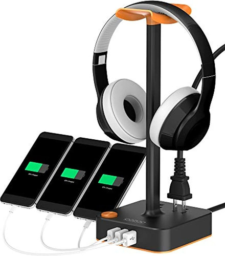 Soporte Para Auriculares Con Cargador Usb Cozoo, Soporte Par