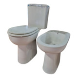 Inodoro Largo,deposito,bidet Y Tapa Jade Max - Derpla 