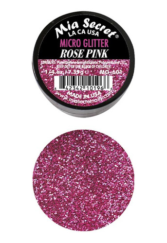 Micro Glitter Suelto Rose Pink Mia Secret 7gr