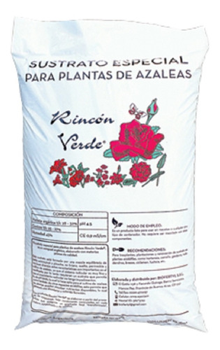 Sustrato Premium Para Azaleas Plantas Acidófilas Bolson 25dm