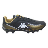 Botin Kappa Tivoli Fijo Negro/dorado Hombre Deporfan