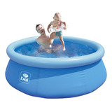 Piscina Inflável Redonda Bel Lazer 1.68m X 51cm 1000l Azul