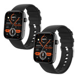 Kit Com 02 Smart Watchs P71  Relógio Inteligente Ligação Bt