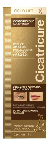 Cicatricure Gold Lift Contorno Dúo Ojos Y Boca Antiarrugas Normal