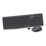 Combo Kit Teclado Y Mouse Inalambrico Logitech Mk235 + Pilas