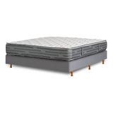 Lacardeuse Sommier Queen 150x200  Bonelltop - Gris