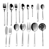 Volf Focus Set Juego Cubiertos Utensilios Acero Inox 71 Pz