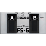 Pedal Seletor Switch Dual Footswitch 2 Em 1 Boss Fs6 Fs-6
