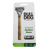 Rastrillo Bull Dog Bamboo Razor Con 2 Repuestos!
