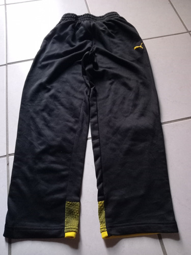 Pants Pumaa Cell 5-6 Años D Niño Negro Y Amarillo 