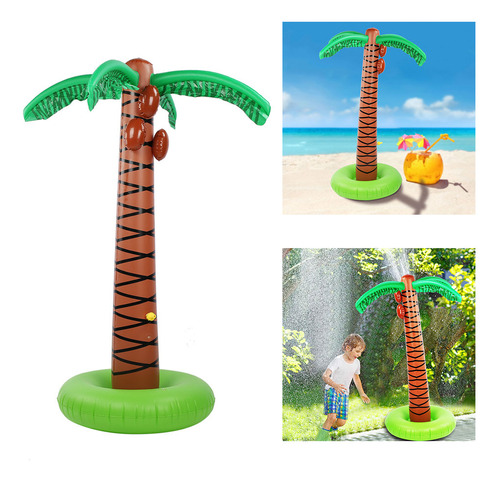 Juguete Inflable Con Forma De Palmera Para Niños, Rociador D