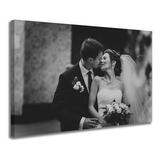 Quadro Personalizado Com Foto  Decor Familia Casal 120x80cm