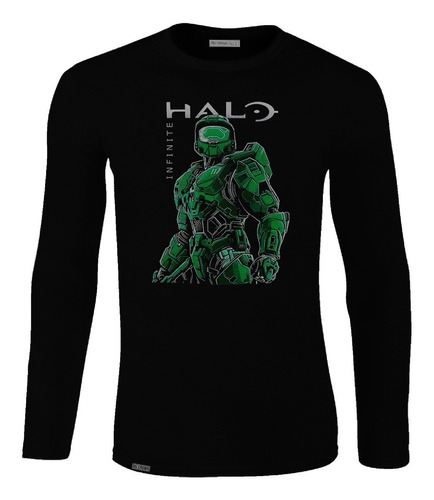 Camiseta Manga Larga Halo Infinite Video Juego Serie Lbo 