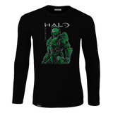 Camiseta Manga Larga Halo Infinite Video Juego Serie Lbo 