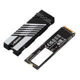 Ssd 1tb Gigabyte Aorus Gen 4 M.2 2280 Pcie Nvme Leitura 7300 Mb/s Gravacao 6000 Mb/s Ag4731tb-g10 Cor Preto