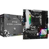 Placa Mãe Asrock B450m Steel Legend