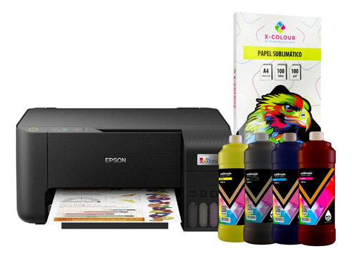 Multifuncional Epson Sublimatica L3110 Ecotank + 12 Refil