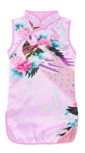 Kimonos Chinita Disfraz Vestido 4colores Para Niña Importado