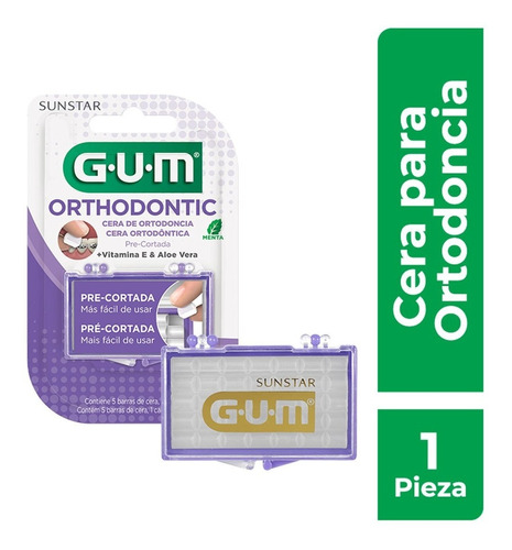 Cera Para Ortodoncia Pre-cortada Gum Sabor Menta