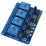 Modulo Relevadores Relay 4 Canales 12v