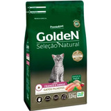 Ração Golden Seleção Natural Gatos Filhotes Sabor Frango 3kg