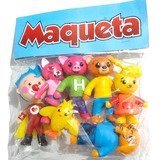 Paquete Figuras 7 Payasito Plim Plim