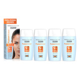Isdin -fotoprotector Fusion Water Spf 50 | 50 Ml Pack De 4 