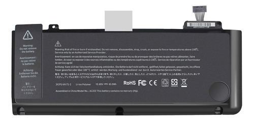 A1322 A1278 - Bateria De Repuesto Para Macbook Pro De 13 Pul