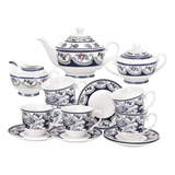 Set Para Té De Porcelana Fanquare De 15 Piezas