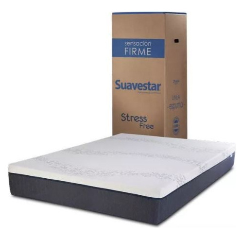 Colchon Suavestar Stress Free 140x190 Alta Densidad 30kg