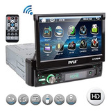 Pyle Single Din Head Unit Receiver - In-dash Car Stereo With