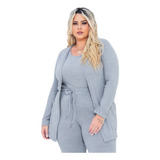 Conjunto Lanzinha 3 Peças Feminino Lançamento Plus Size