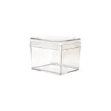 Cajitas Mini Transparentes 4,3 X 3,6 X 3,5 (20 Unidades)