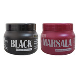 Mairibel Kit Máscara Matizadora 1 Preto + 1 Marsala 250g