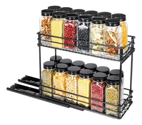 Thylove Pull Out Spice Rack Organizer For Cabinet, Heavy Dut