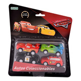 Set X 4 Autos Vehiculos A Friccion Cars Rayo Mc Queen Ed