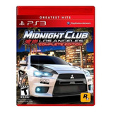 Midnight Club: Los Angeles  Complete Edition Rockstar Games Ps3 Físico
