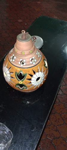 Lampara Colgante De Ceramica Vintage