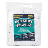 Arkwright White Terry Bar Mop Towels (14 X 17 In.), Trapos D