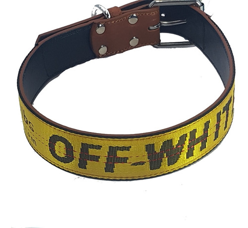 Collar Perro Off-white Talla Xl/xxl, Marca Mi Store Tps