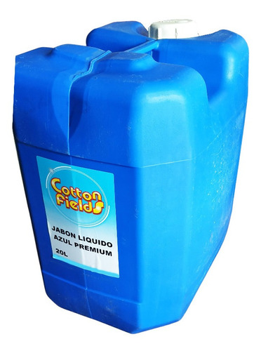 Jabon Liquido Azul Premium Para Ropa Baja Espuma X 20 L