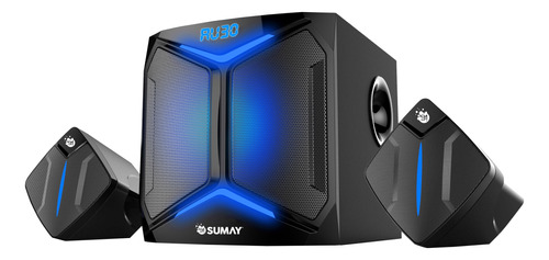 Sumay Mini System 2.1 Subwoofer Bluetooth Tv Pc Auxil 300w