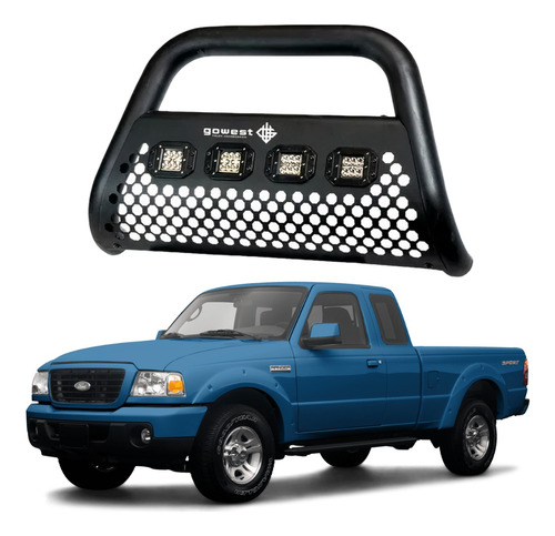 Burrera Tumbaburros Ultra Bar 4 Faros Ford Ranger 1998-2009