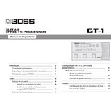 Manual Boss Gt-1  Português